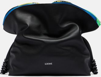 Loewe Flamenco leather clutch
