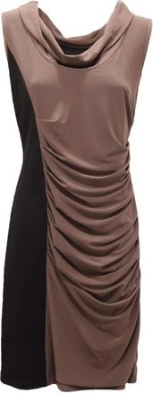 Joseph Ribkoff Zwarte Java Jurk - Dames - Korte kleedjes - Bruin - L - Kleedjes