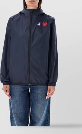 Comme Des Gar&ccedil;ons nylon zip-up jacket