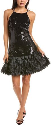 Tadashi Shoji Leni Sequin Petal Hem Mini Dress