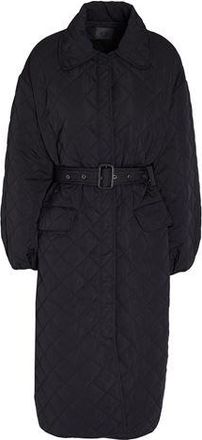 8 by YOOX RECYCLED POLY PUFF-SLEEVE QUILTED PUFFER MIDI COAT