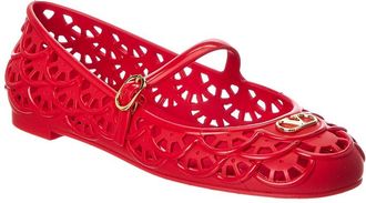 Valentino Ondette Rubber Ballerina Flat