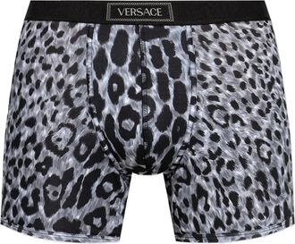 Versace Boxer leopardati - Grigio