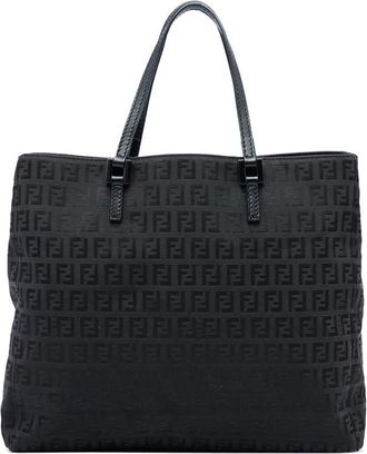 Fendi Pre-owned Fendi Zucchino Canvas Tote Unisex 0KXZSABHTZX21ICO