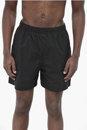 Balenciaga Nylon Boxer Swim Shorts With Side Logo size S