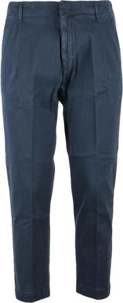 Dondup Broeken, Heren, Blauw, W32, Katoen, Ben Chinos