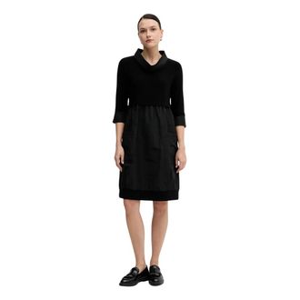 Joseph Ribkoff Cocoon Jurk - Dames - Korte kleedjes - Zwart - S - Polyester - Kleedjes