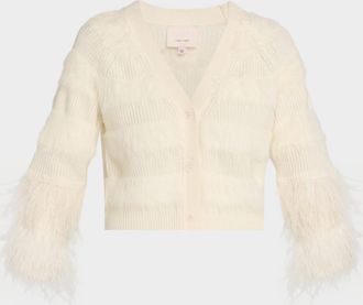 Cinq &agrave; Sept Vivica Feather Cardigan