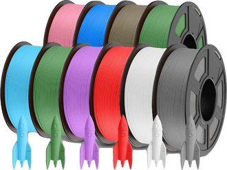 OEM Filamento Para Impresora 3d, Material Pla, Acabado Mate, Pla Mat 10mix-7