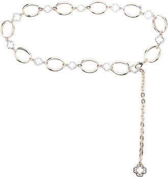 Maje Cintura a catena Clover - Argento
