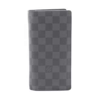 Louis Vuitton Black Damier Graphite Coated Canvas Long Wallet (Bi-Fold) (Pre-Owned)