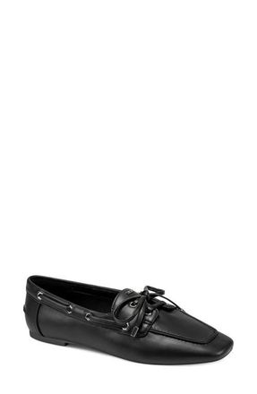 DKNY Delmar Boat Shoe in Black at Nordstrom, Size 7.5