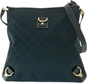 Gucci Pre-owned Cross Body Bags, female, Black, Size: ONE SIZE Pre-owned Vintage Cross Body Bag