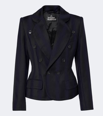 Vivienne Westwood Blazer Georgia in lana vergine a righe