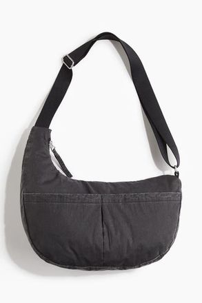 H&M Denim Crossbody Bag in Dark Gray at Nordstrom