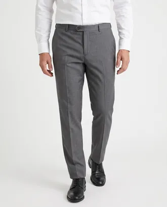 Brunello Cucinelli Virgin Wool Trousers - Grey