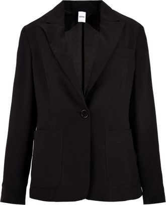 Aspesi H308 B753 Jacket - Dames - Blazers - Zwart - S - Jassen