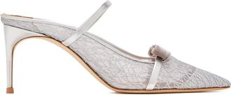 Malone Souliers Mules con nastro - Bianco