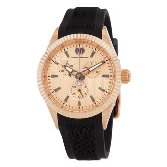 Technomarine Sea GMT Quartz Rose Gold Dial Mens Watch TM-719026