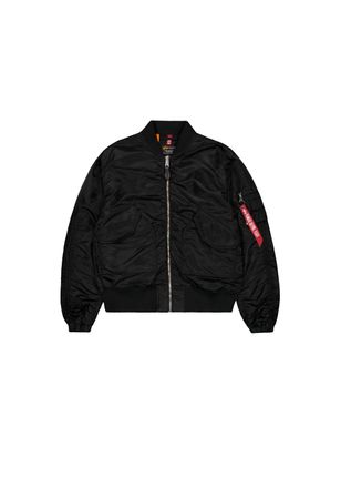 Alpha Industries Bomberjacke ALPHA INDUSTRIES CWU MA-1 Bomber NC Women, Damen, Gr. L/XL, schwarz, Obermaterial: 100% Nylon, Lining/F&uuml;llung: 100% Polyester, Jacken Bomb