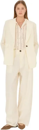 Souvenir Mujer, Pantalones, Blanco, Talla: M
