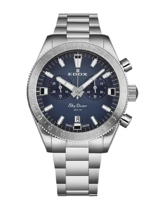 Edox Mens Skydiver Watch, Circa 2020S (Authentic Pre-Loved)