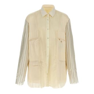 Maison Margiela Casual Shirts, male, Beige, M, Anonymity of the Lining Jacket