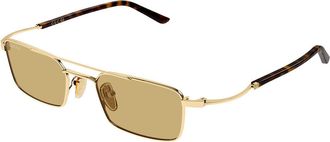Gucci GG2258S 003 Mens Sunglasses Gold Size 49 - Free RX Lenses - Free RX Lenses