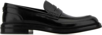 Dolce & Gabbana Black Leather Loafers