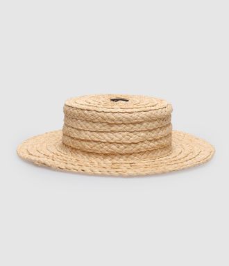 Patou Chapeau Cannotier Raffia Vanille