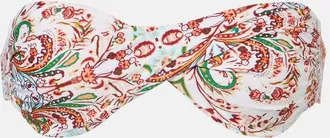 Melissa Odabash Martinique printed bandeau bikini top