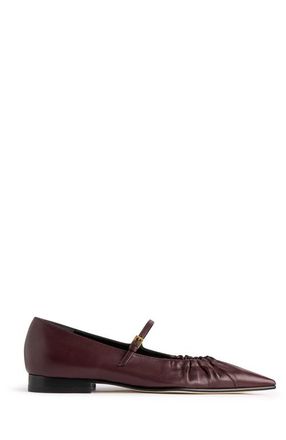 Neil J. Rodgers Ruche Mary Jane in Burgundy at Nordstrom, Size 39.5