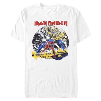 Iron Maiden Mens Iron Maiden Retro the Number of the Beast Graphic T-Shirt in White at Nordstrom, Size Xxx-Large