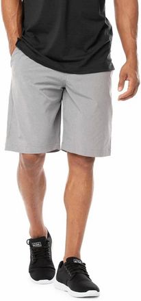 Travis Mathew Beck Golf Shorts In Light Grey
