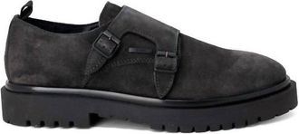 Antony Morato Mens Leather Flat Boots In Black