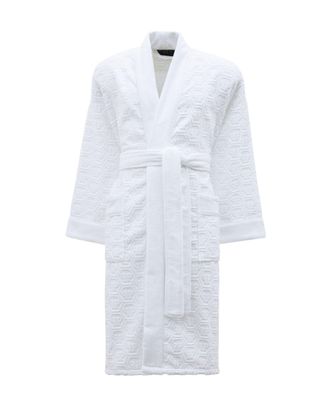 Philipp Plein Kimono Bathrobe Hexagon