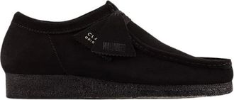 Clarks Schoenen, Heren, Zwart, 44 EU, Suède, Wallabee Suede