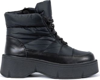 Betsy Zwarte Gesloten Enkellaarsjes voor Vrouwen - Dames - Winterlaarzen - Zwart - 36 EU - Wol - Schoenen