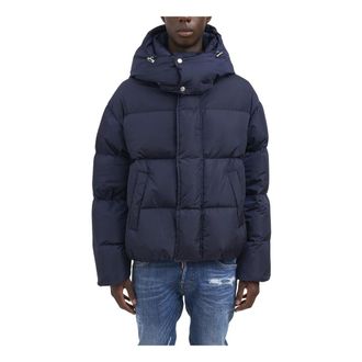 Dsquared2 Heren, Jassen, Blauw, Maat: M Satijn