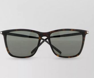 Saint Laurent square frame tortoiseshell pattern sunglasses