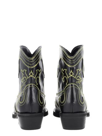Ganni Low Shaft Boot - Black