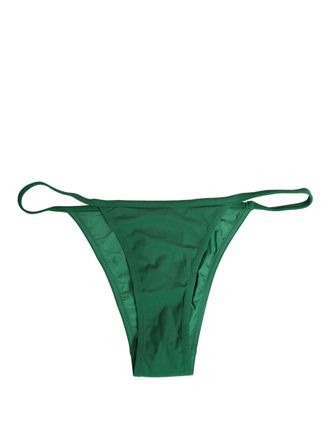 Dolce & Gabbana Womens Green Nylon Bottom Beachwear Bikini Swimwear Elastane Clothing