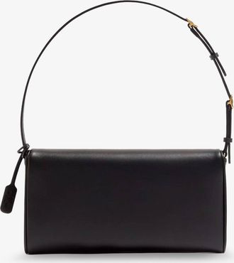 Valentino Garavani Womens Shoulder Bag Devain Leather Black