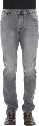 Jacob Cohen Nick Fit Jeans - Heren - Slim Fit Jeans - Grijs - W37 - Katoen - Jeans