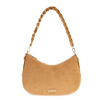 Kate Spade New York Shoulder Bags, female, Beige, Size: ONE SIZE Liv Suede Bag
