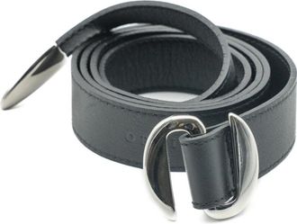 Orciani D10334 Nappa Riem - Heren - Riemen - Zwart - ONE Size - Leer - Accessoires