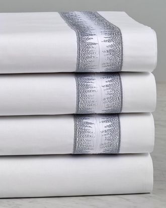 Maurizio Italy Jaws Embroidered Sheet Set