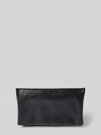 Abro Abro Clutch mit Druckknopfverschluss in Metallic Black, Gr&ouml;&szlig;e 1