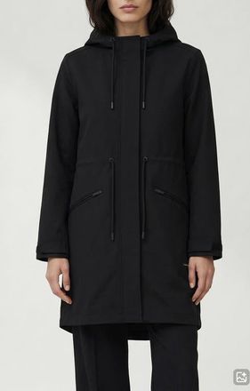Noize Sibil Hooded Water Repellent Jacket in Black at Nordstrom, Size X-Large