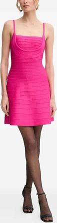 Hérve Léger Abito corto - Rosa